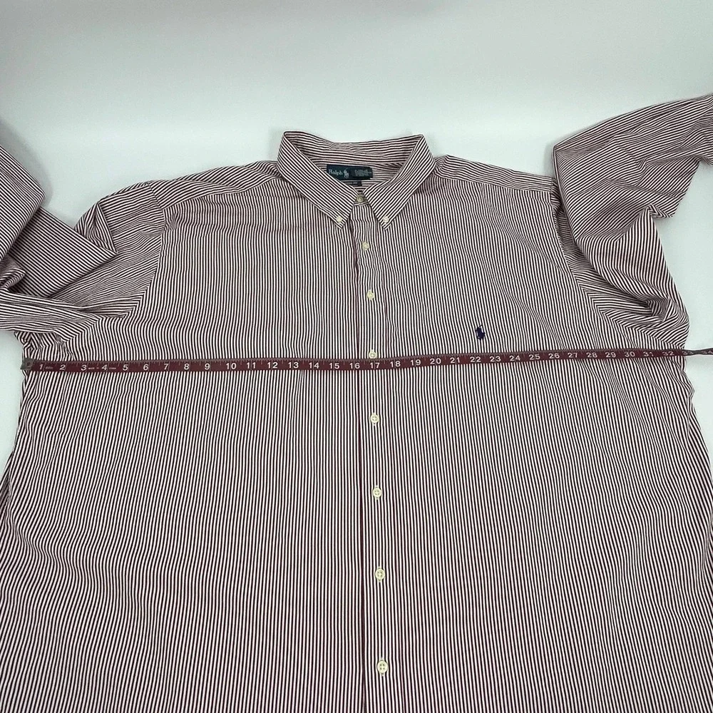 Ralph Lauren burgundy pattern sleeve
